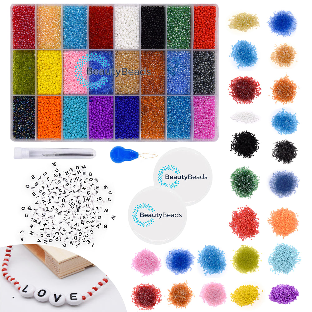 Letter Beads Kit with Over 19000 Beads