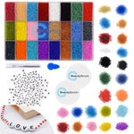 Letter Beads Kit with Over 19000 Beads
